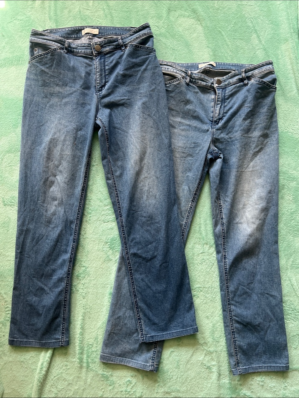 J. Jill Straight-Leg Jeans in Blue Denim